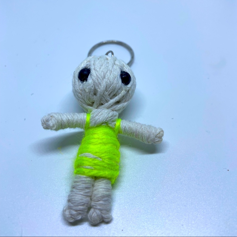 Voodoo doll keychain